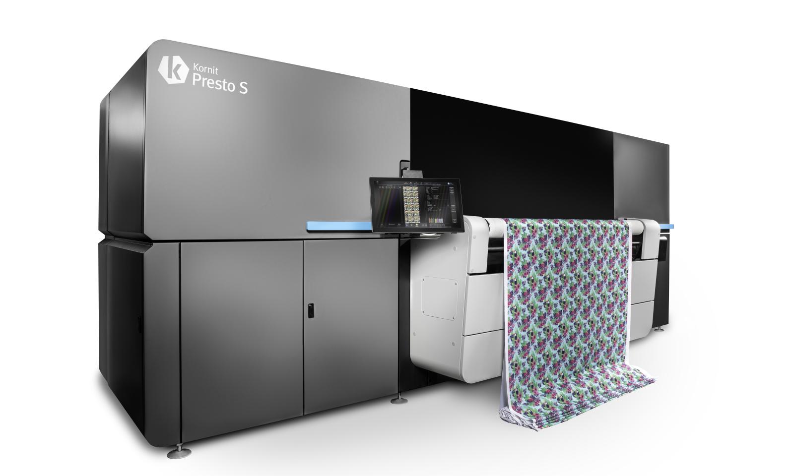 Kornit Digital анонсировала новую промышленную рулонную систему печати Kornit Presto